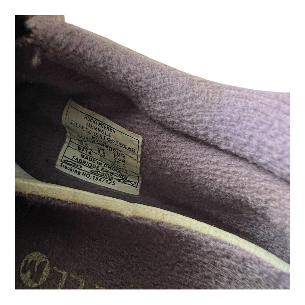 Merrell Kids Huckleberry Moc Suede Slip-On Shoes Girls size 10.5 Hiking Pink - Picture 2 of 10